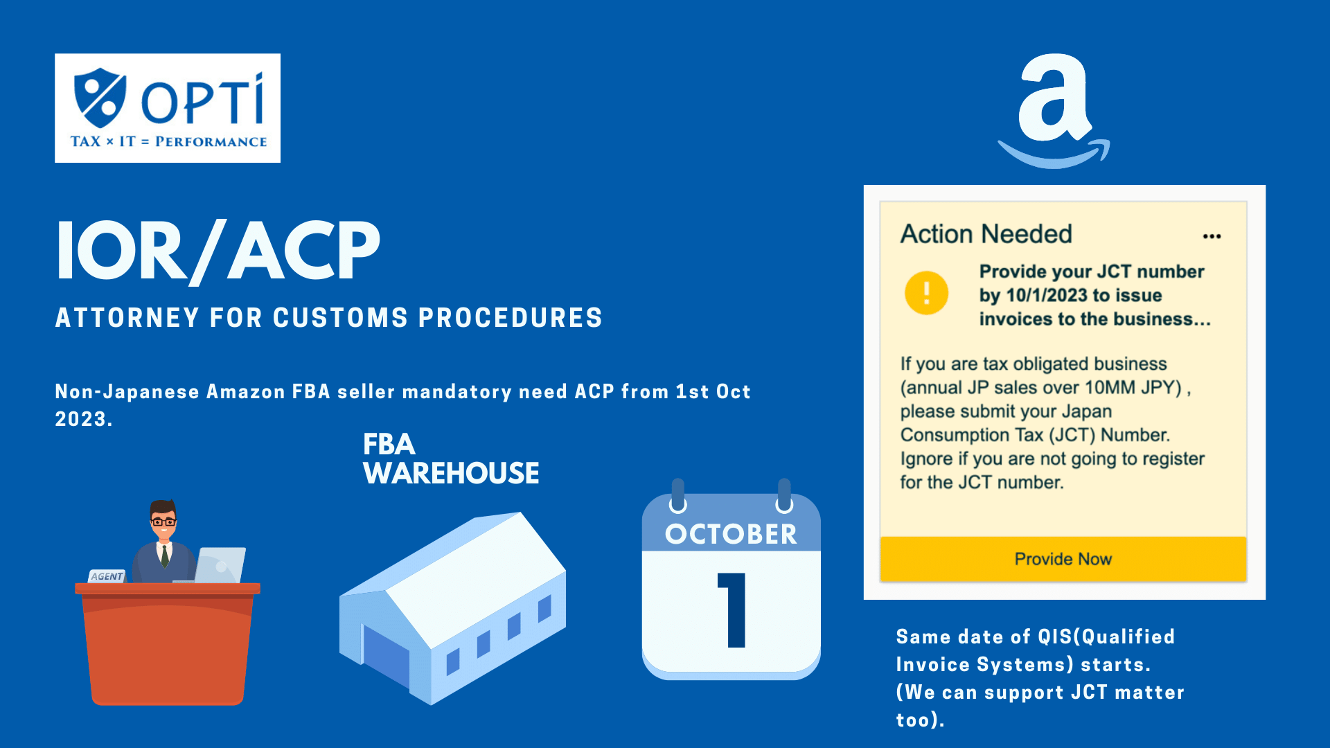 1st Oct 2023 -ACP(Attorney for Customs Procedure)
